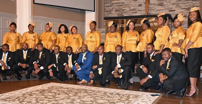 Members of the church gathered together